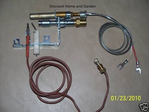 Remote Vent Free Gas Log ODS Pilot Assembly Propane Gas  