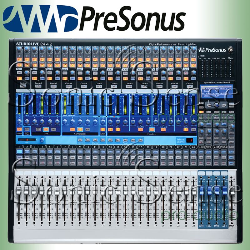 PreSonus StudioLive 24 Mixing Console Studio Live Pro Bundle Extended 