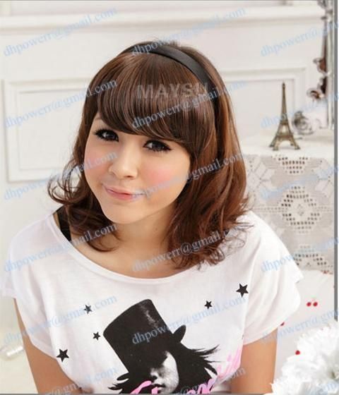 Fashion Clip on Bang Fringe Hair Extension HOT M 10  