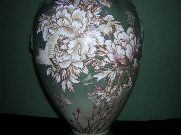 EDO Japan SATSUMA Kabin Ikebana Flower Porcelain Vase  