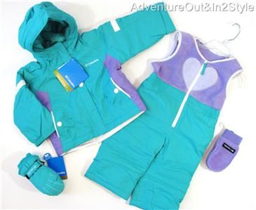 COLUMBIA SPORTSWEAR Ella Graceful Set,Comes complete with Jacket, Bibs 