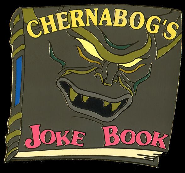 DISNEY AUCTIONS P.I.N.S. CHERNABOG JOKE BOOK LE 500 PIN  