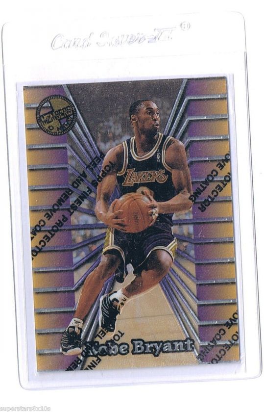 Kobe Bryant 1996 97 Topps Stadium Club rookie Members Only w/peel 