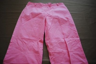 LIZ GOLF CLAIBORNE PINK PANTS 10 NWOT LPGA STYLE LADIES  