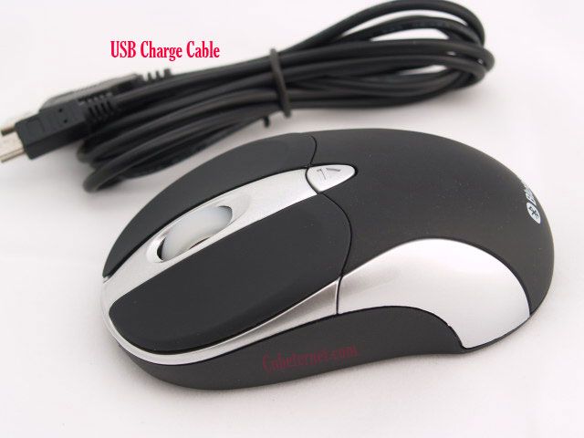 Bluetooth v2.0 Cordless Laser Mouse Rechargeable PC/Mac  