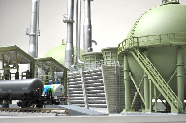 Manufacturing Plant B (Cooler)   Tomytec 1/150 N scale  