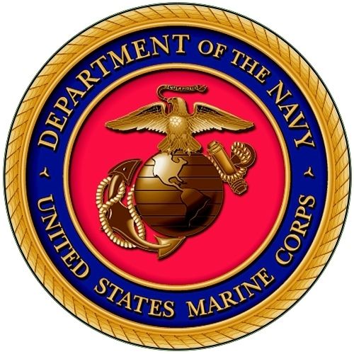 USMC Marine Corps Seal Logo ega Vinyl Car Decal Sticker  