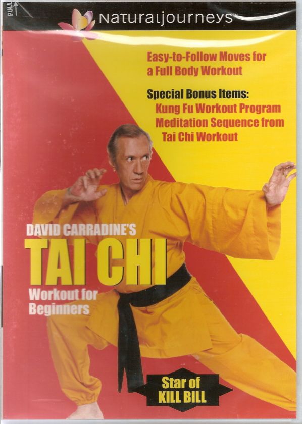 DVD DAVID CARRADINE Learn TAI CHI KUNG FU Instruction  