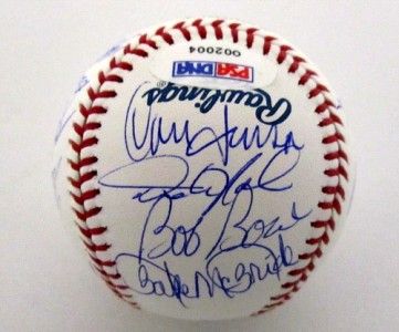 1980 Phillies WS Champs Signed Baseball 24 Signatures Rose/Schmidt 