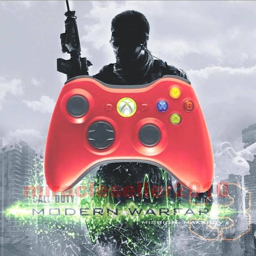 12 Mode Limited Red Xbox 360 Rapid Fire Modded Controller Drop Shot 