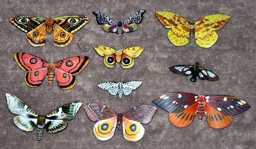 Butterfly Moth Magnets Wholesale Lot of 10  