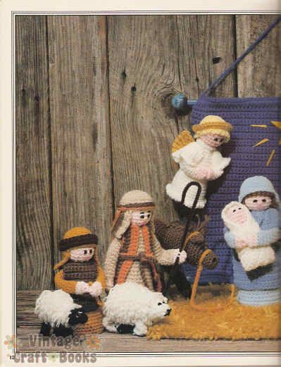 The Nativity to Crochet Vintage Pattern Book Sue Penrod  