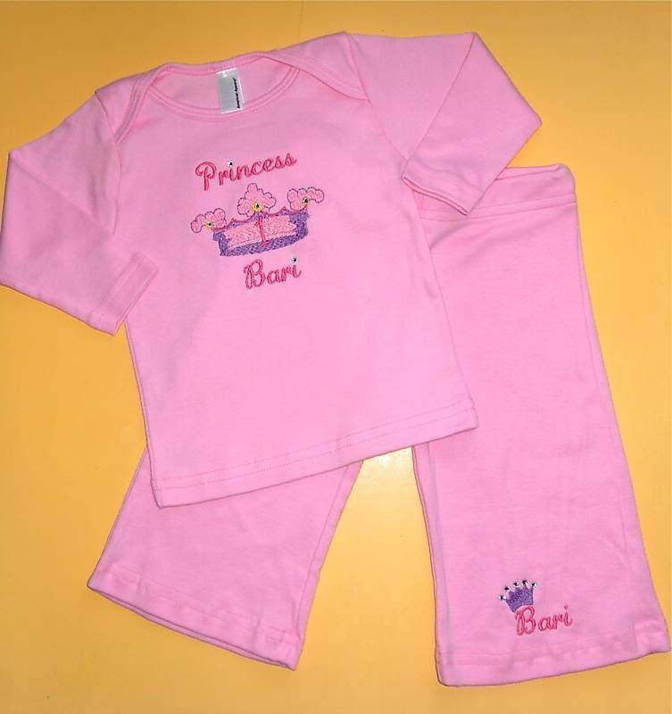 Personalized Custom Baby Boutique PRINCESS Shirt OUTFIT  