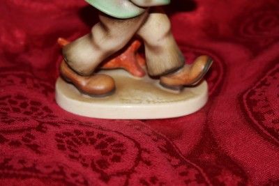 Hummel BOY WITH DOG Figurine TM3 Strolling Along 1950 1955 Antique 