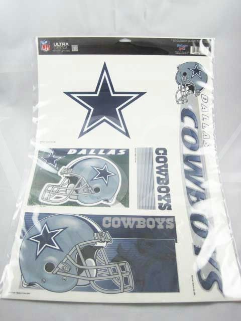 NFL Dallas COWBOYS 11x17 Window Decal Sticker B  