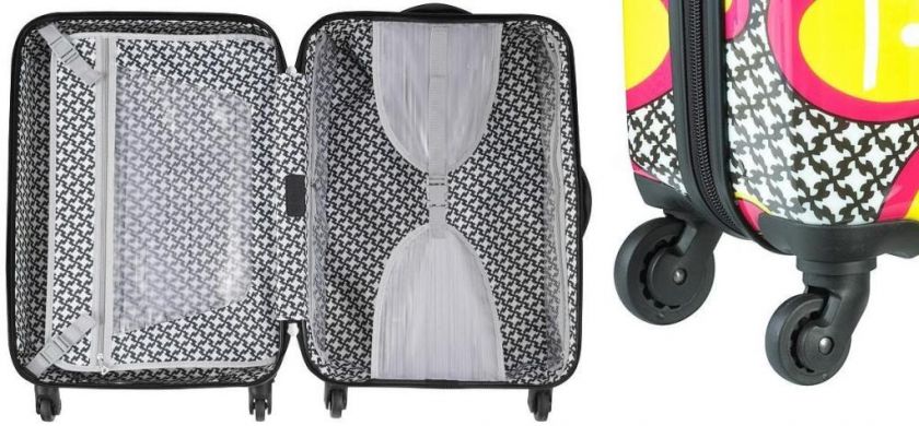 Heys 4WD NOVUS HOUNDSTOOTH FLOWER Luggage Set BLUE 8061260244​90 