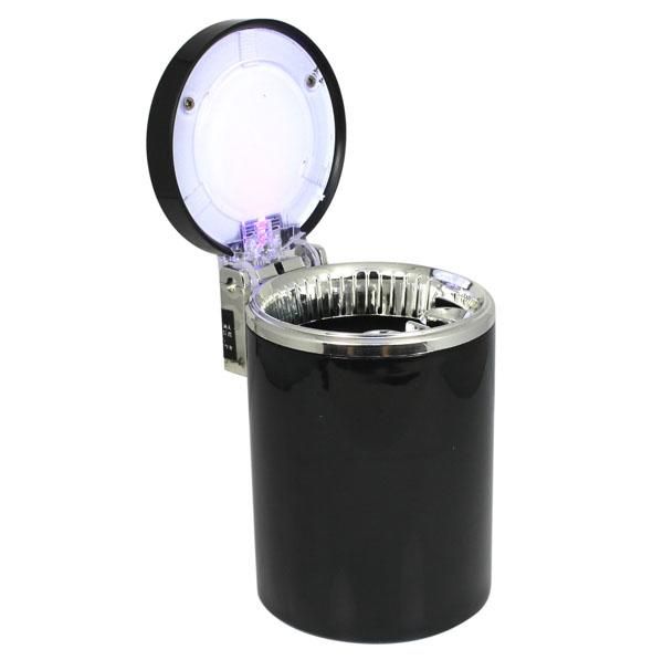   Protable Stand Cup Car Led Light Cigartte Ashtray Holder Auto Tone 1PC