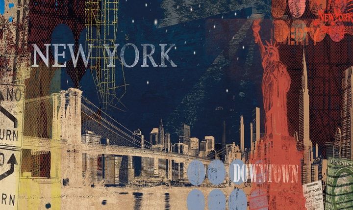 NEW YORK CITY STREETS 9x15 Wallpaper Wall Decor Mural MP4856M  