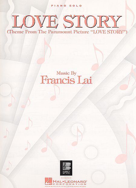   STORY THEME FROM THE MOVIE PIANO SOLO SHEET MUSIC 073999920406  