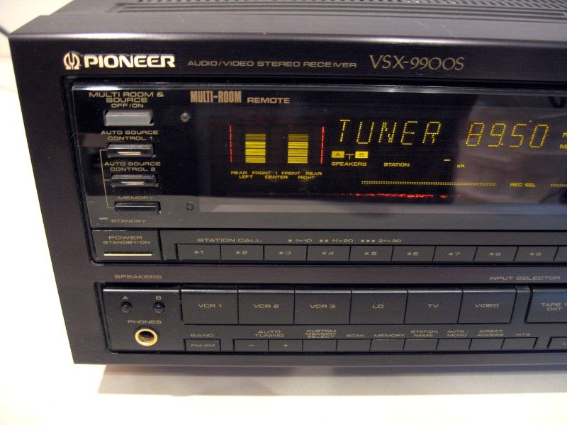 Pioneer VSX 9900S Audio/Video Receiver DTS 5 Channel (125 W per 