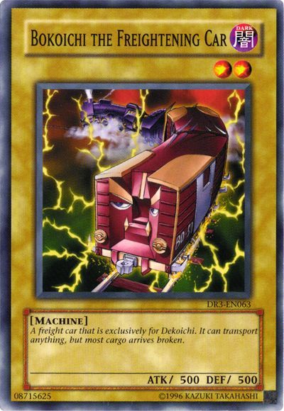 Bokoichi the Freightening Car x3   RDS EN003  Yu Gi Oh  