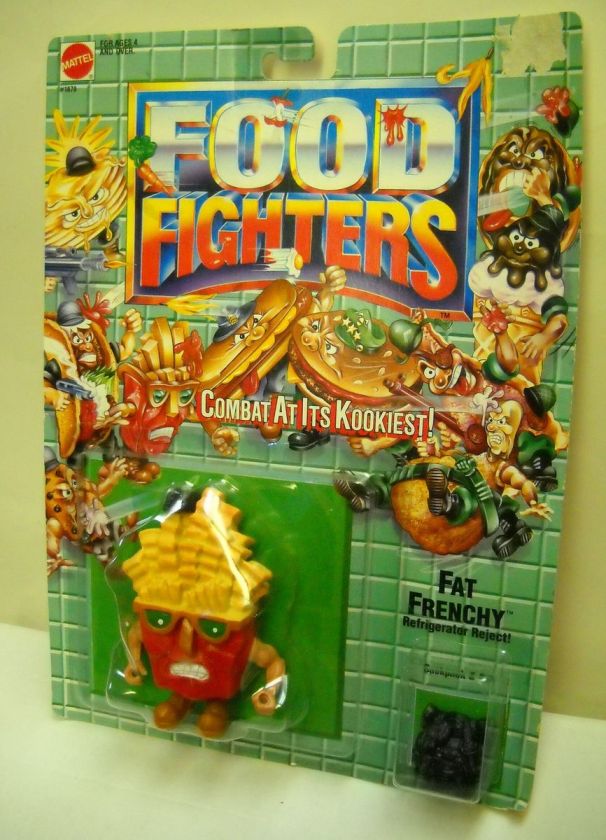 1893 NRFC Vintage Mattel Food Fighters Fat Frenchy Refrigerator 