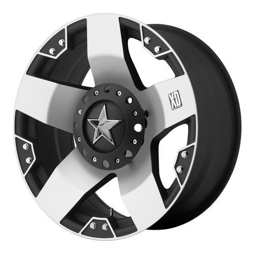 22 XD ROCKSTAR KMC 5X139 DODGE RAM DURANGO TIRES RIMS  