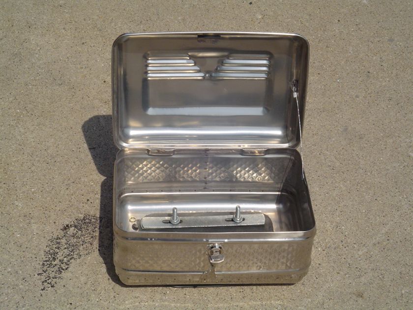 NEW STAINLESS STEEL TRUNK For Scooter Motorcycle, Bike  