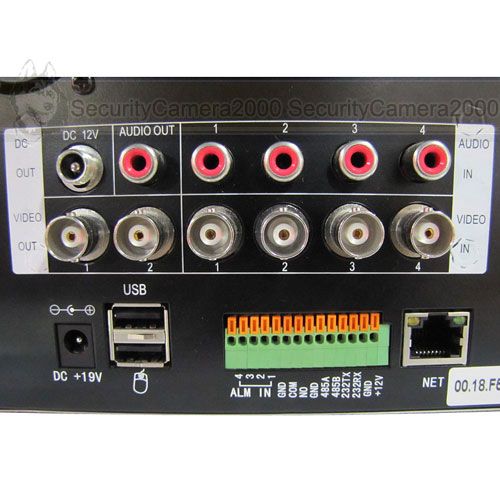 264 4CH AV DVR 7 LCD Screen Network 3G Phone CCTV  