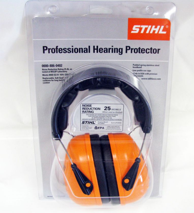 STIHL CHAINSAW EARMUFF HEARING PROTECTORS MS290 MS390  