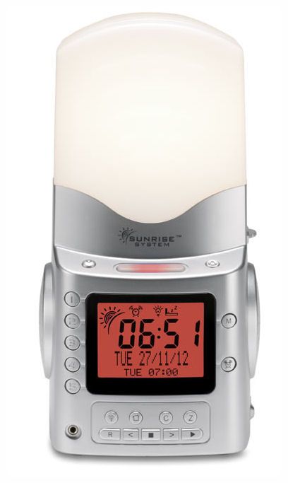 Sunrise Dawn Simulator SRS260 Sun Alarm Clock AM/FM Radio   