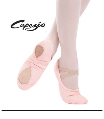 CAPEZIO 2039 PINK CANVAS BALLET SLIPPER ADULT 4   11  