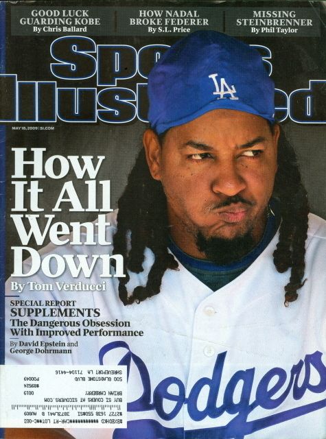 2009 Sports Illustrated Manny Ramirez Steroids Cover  