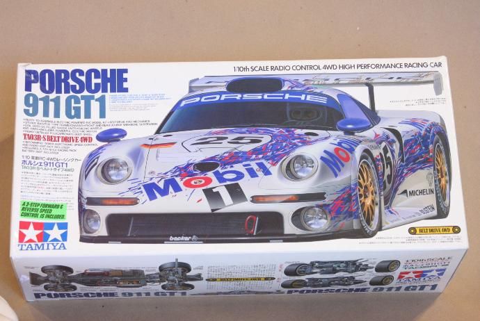 TAMIYA 1/10 PORSCHE 911 GT1 TA03R S RC RACE CAR 58193  