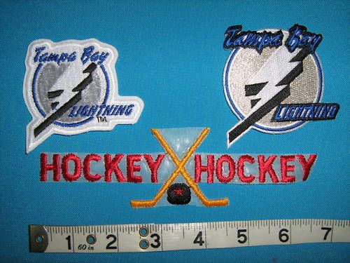 rare TAMPA BAY LIGHTNING NHL HOCKEY JERSEY Patch Lot  