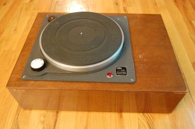 CALRAD TT 1500 IDLER TURNTABLE GARRARD THORENS NEAT PEAK HYSTERESYS 