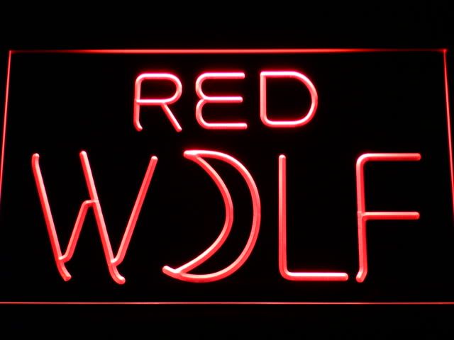 g251 r Red Wolf True Blood Neon Light Sign  