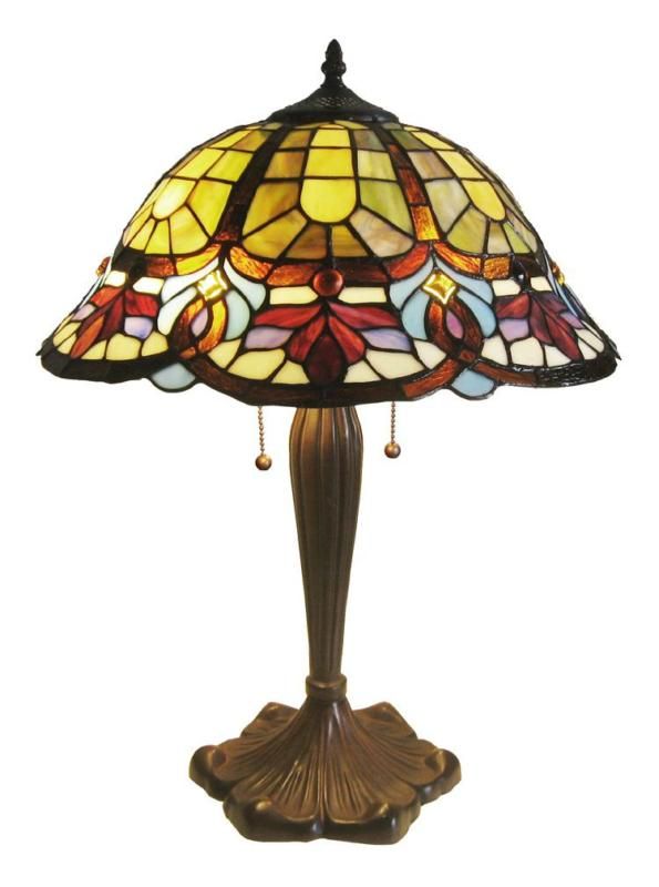 UNIQUE TIFFANY STYLE VICTORIAN ERA TABLE LAMP LIGHT NEW  