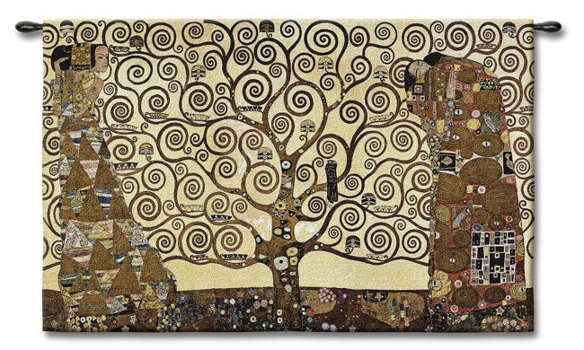 Stoclet Frieze Tree of Life Tapestry Klimt Wall Hanging  