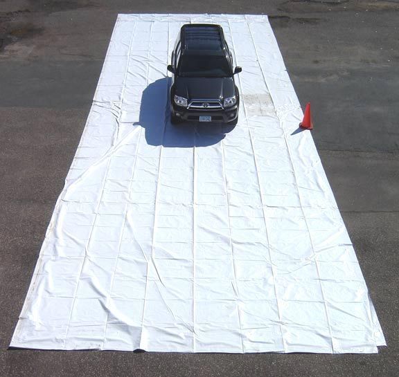 96 x 100 Vinyl Tarp 20 Mil Pond Liner Roof Cover Hay  